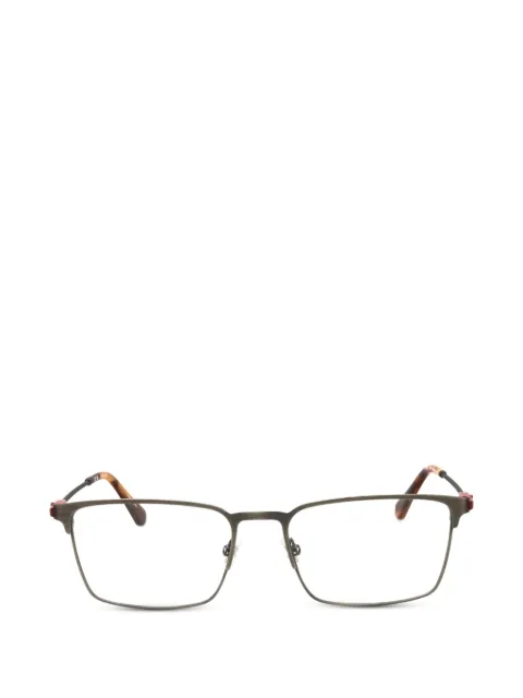 Police rectangle-frame glasses