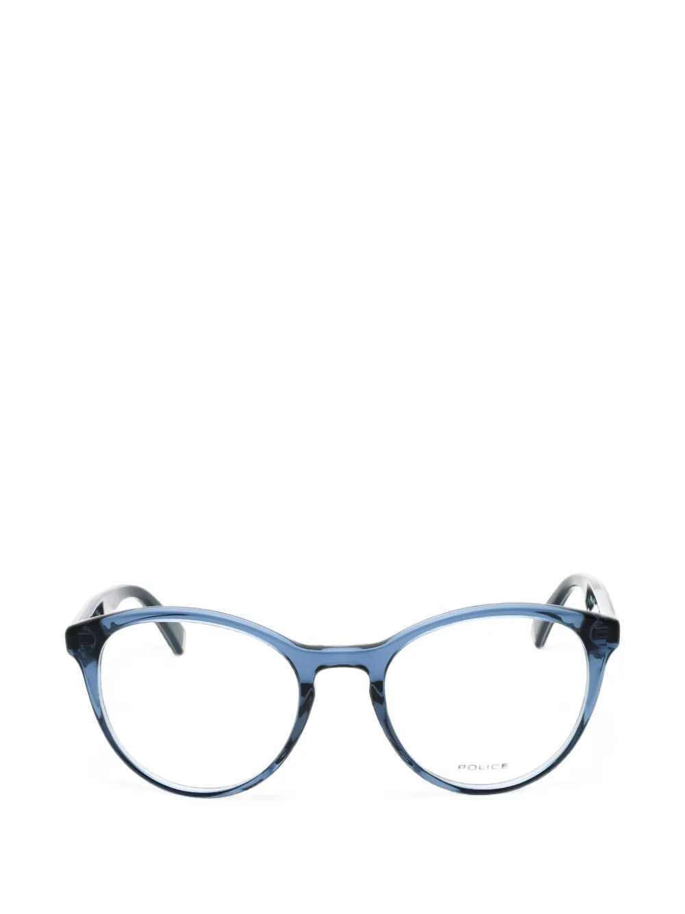 Police round-frame glasses - Blu