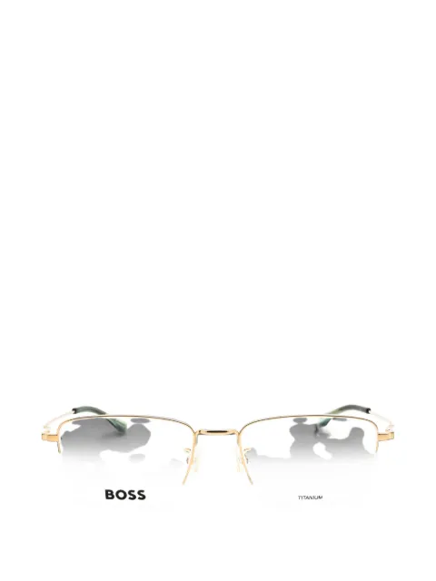 BOSS rectangle-frame glasses