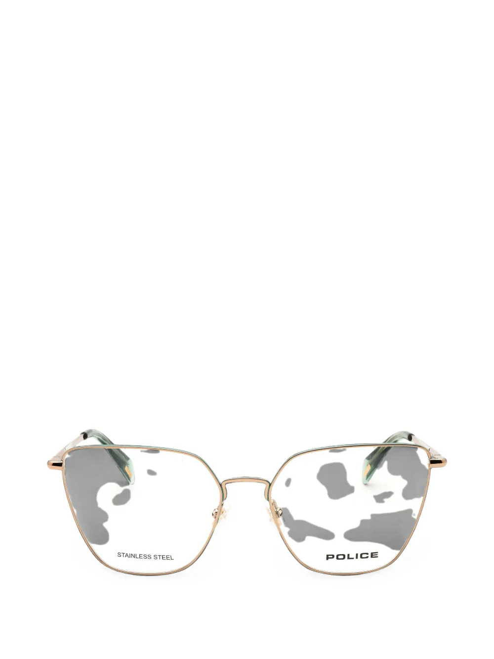 Police cat-eye frame glasses - Oro