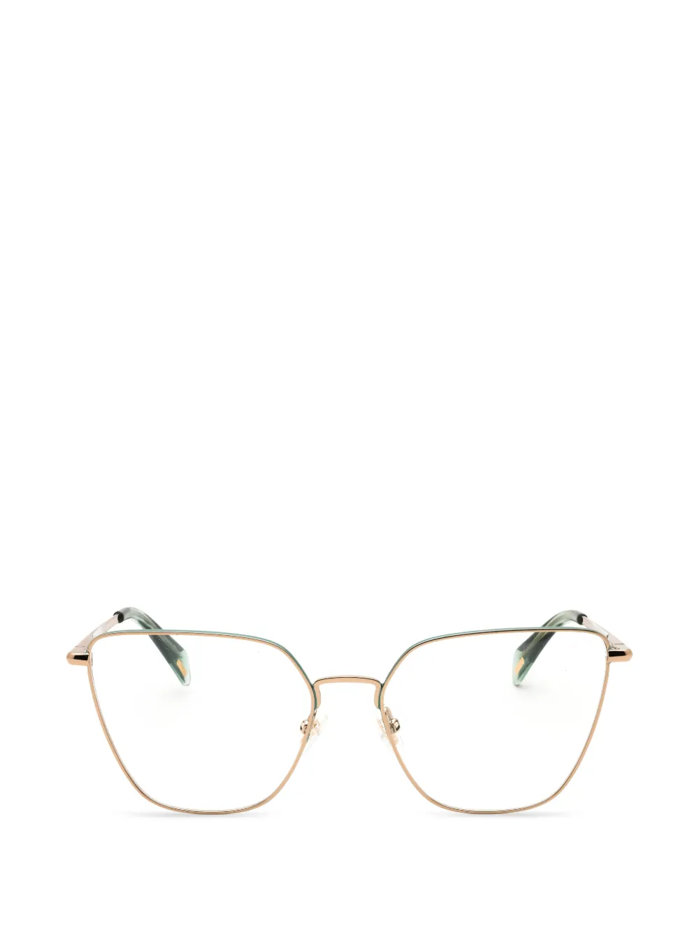 Police cat-eye frame glasses
