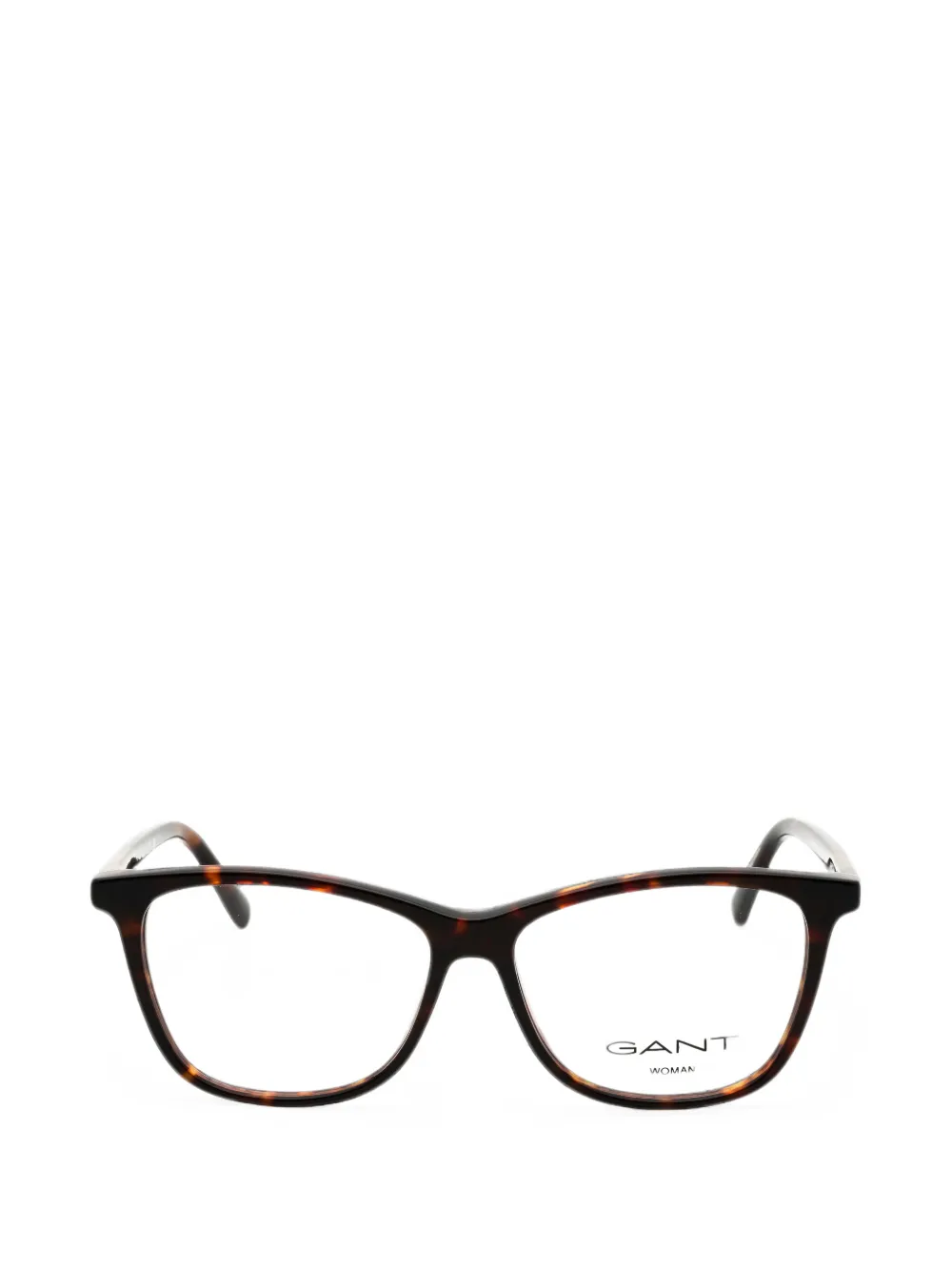 Gant Tortoiseshell-effect Rectangle-frame Glasses In Braun