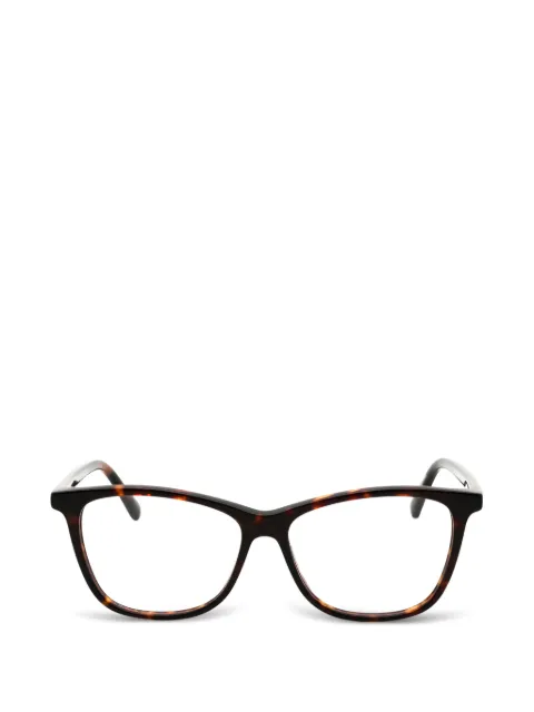 Gant tortoiseshell-effect rectangle-frame glasses
