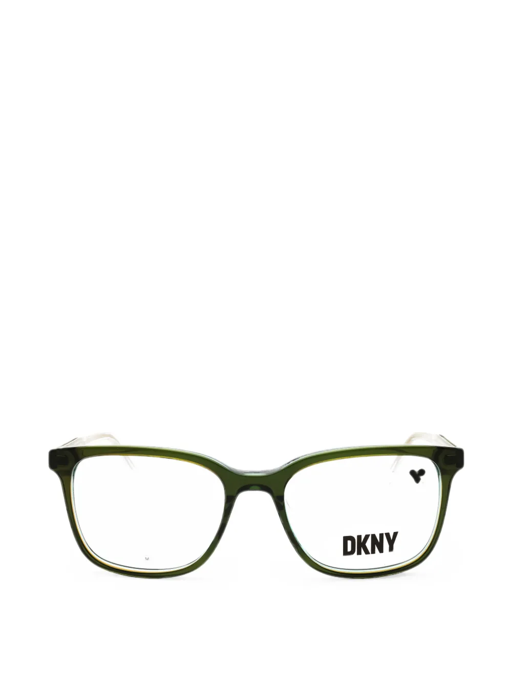 Dkny Rectangle-frame Glasses In Green