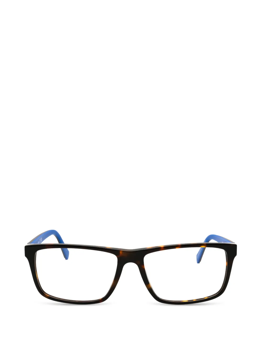 GUESS EYEWEAR tortoiseshell-pattern rectangle-frame glasses