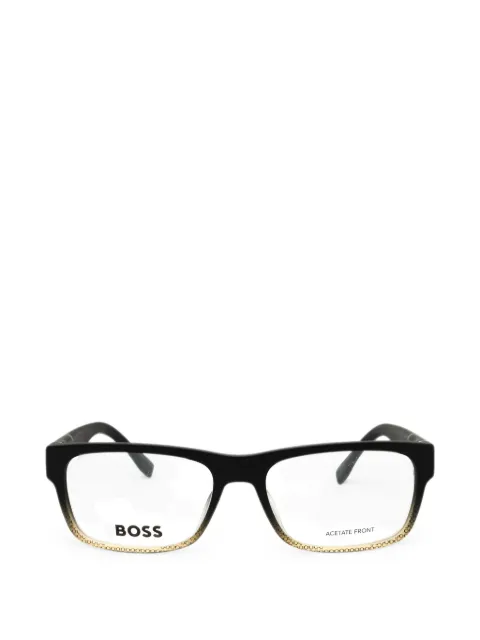 BOSS rectangle-frame glasses