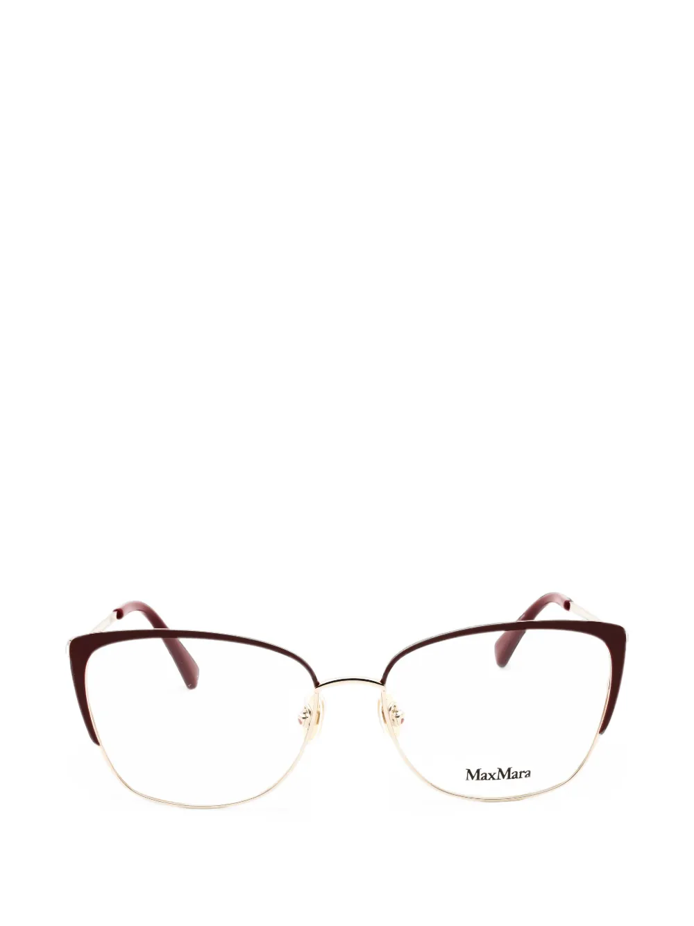 Max Mara Cat-eye Glasses In Gold