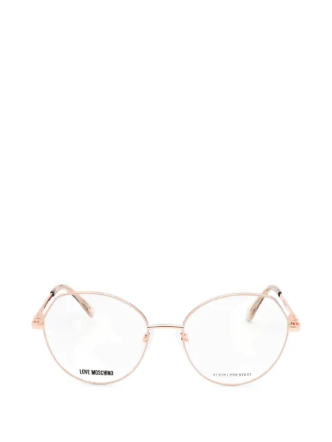 Love Moschino round-frame glasses