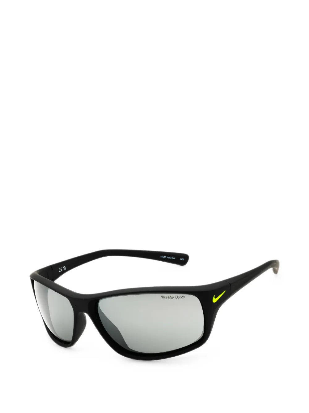Nike Adrenaline rectangle-frame sunglasses Zwart