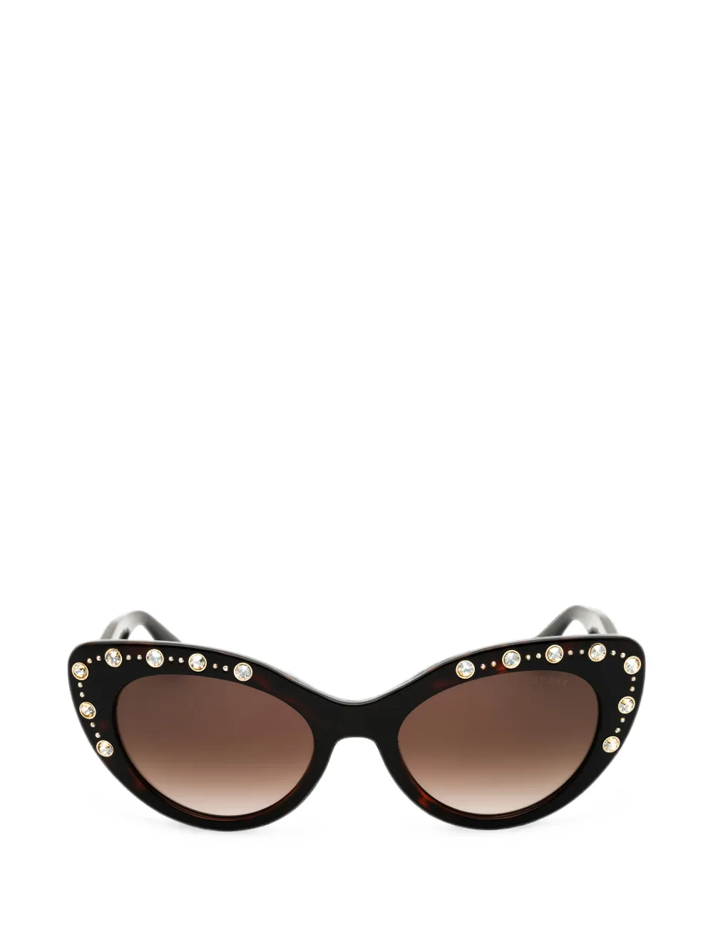 GUESS EYEWEAR crystal-embellished cat-eye sunglasses