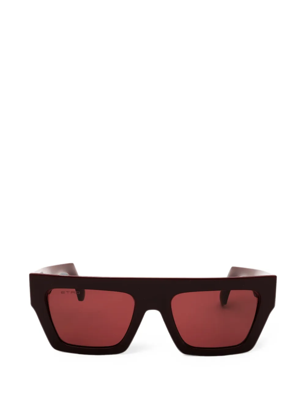 ETRO rectangle-frame sunglasses - Marrone