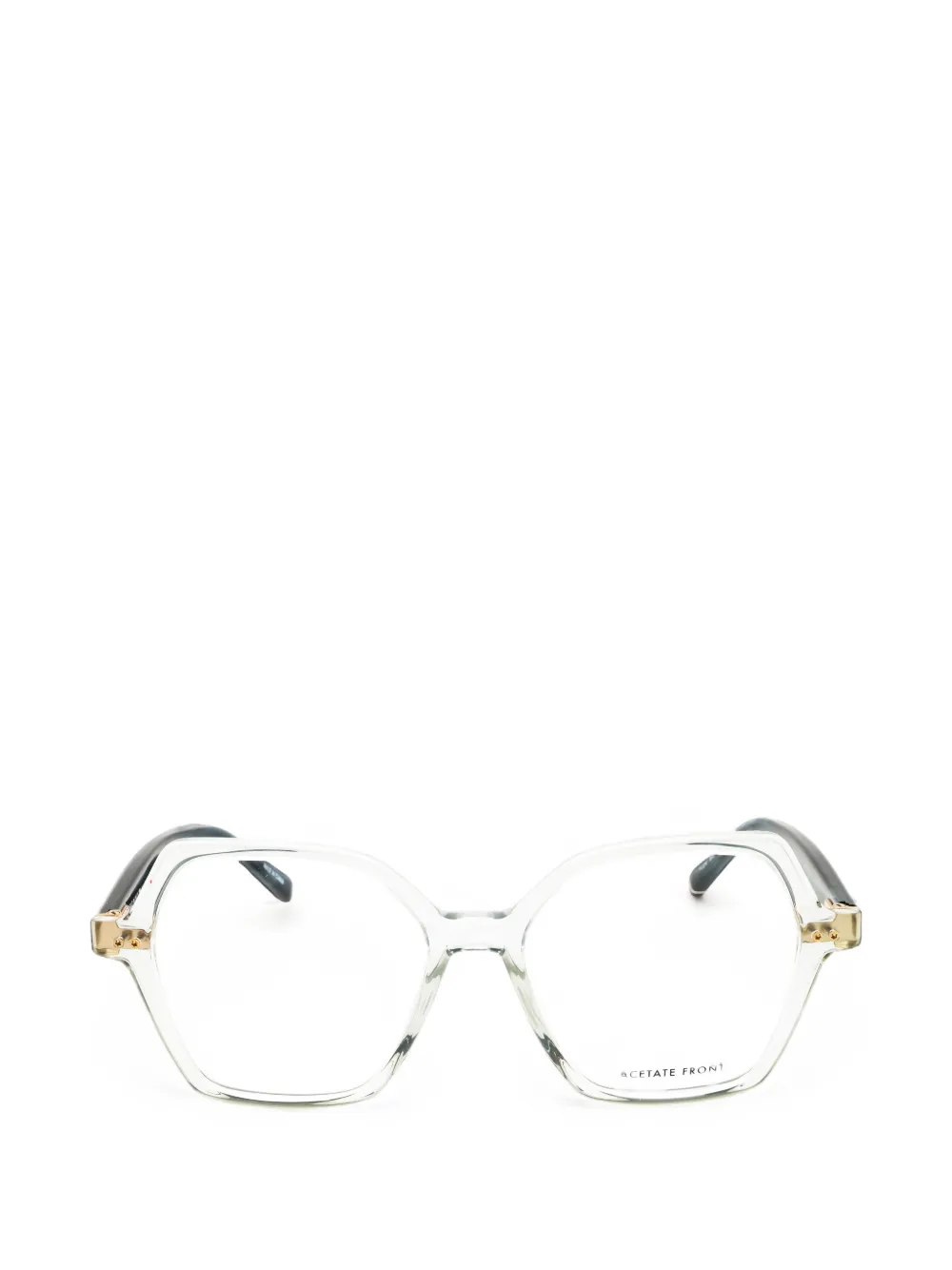 Tommy Hilfiger geometric-frame glasses - Bianco