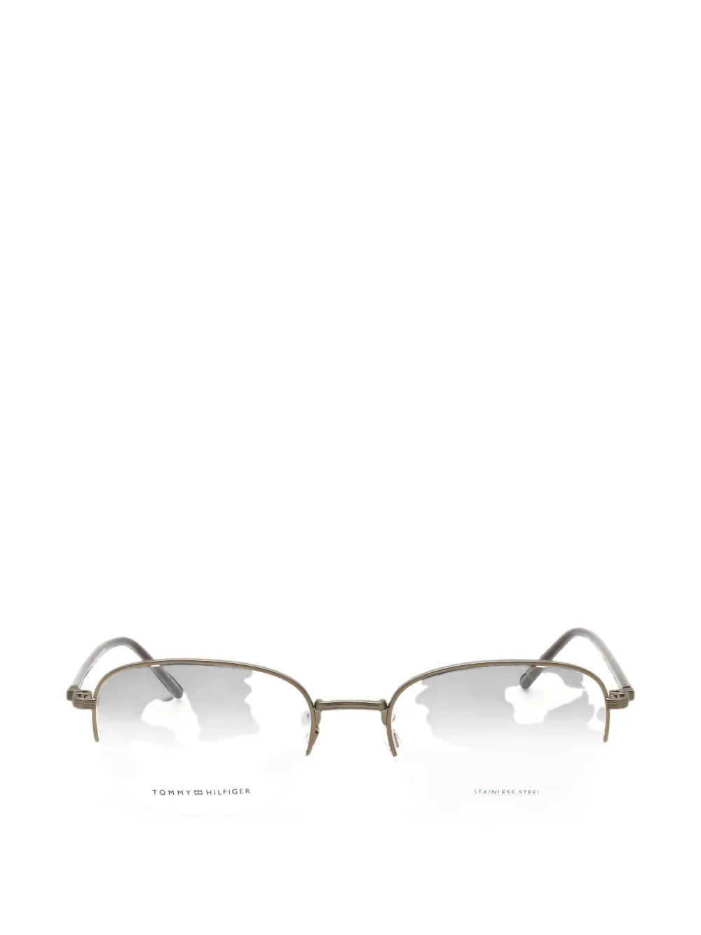 Tommy Hilfiger oval-frame glasses - Grigio