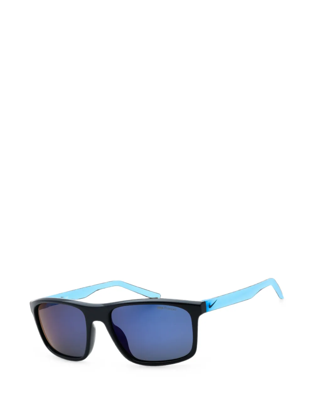 Nike rectangle-frame sunglasses Zwart