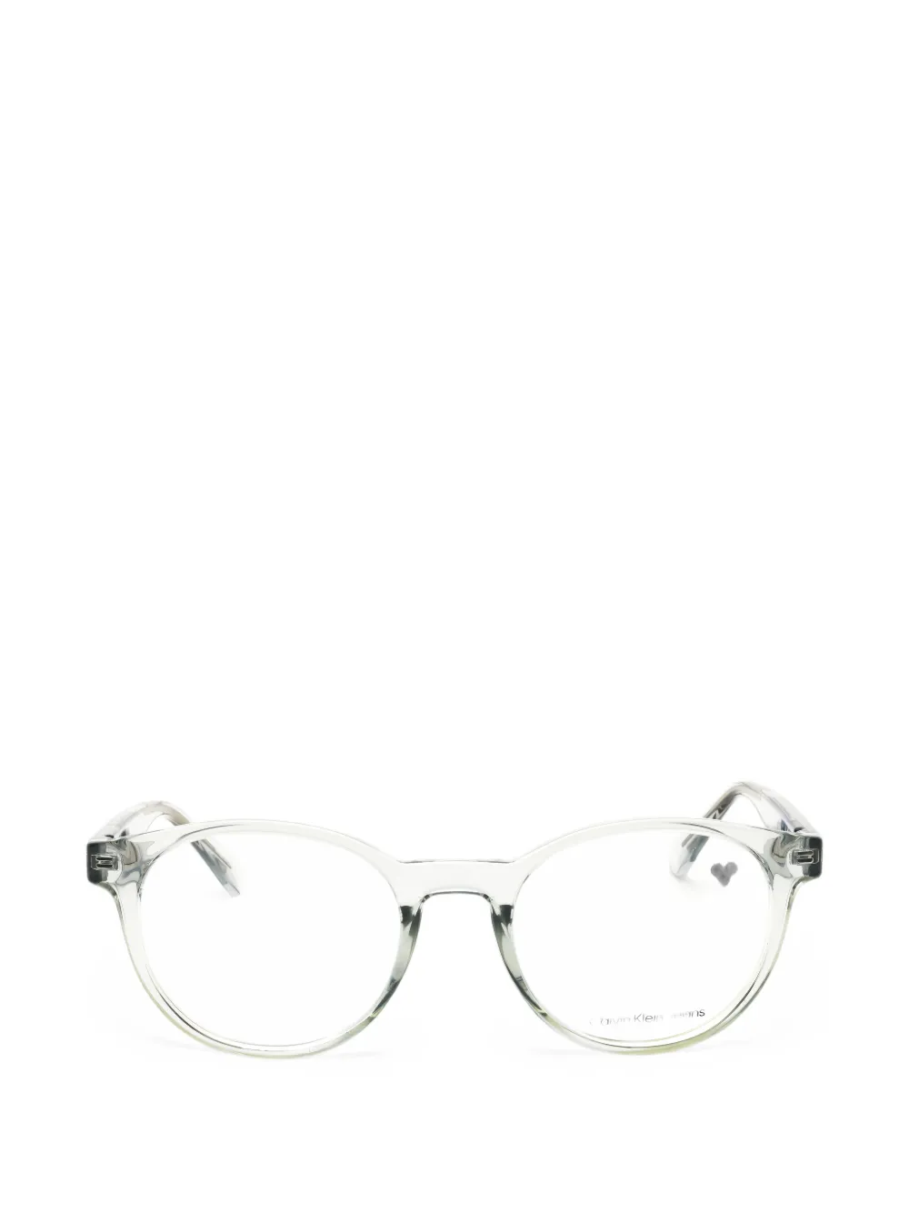 Calvin Klein Jeans round-frame glasses - Toni neutri