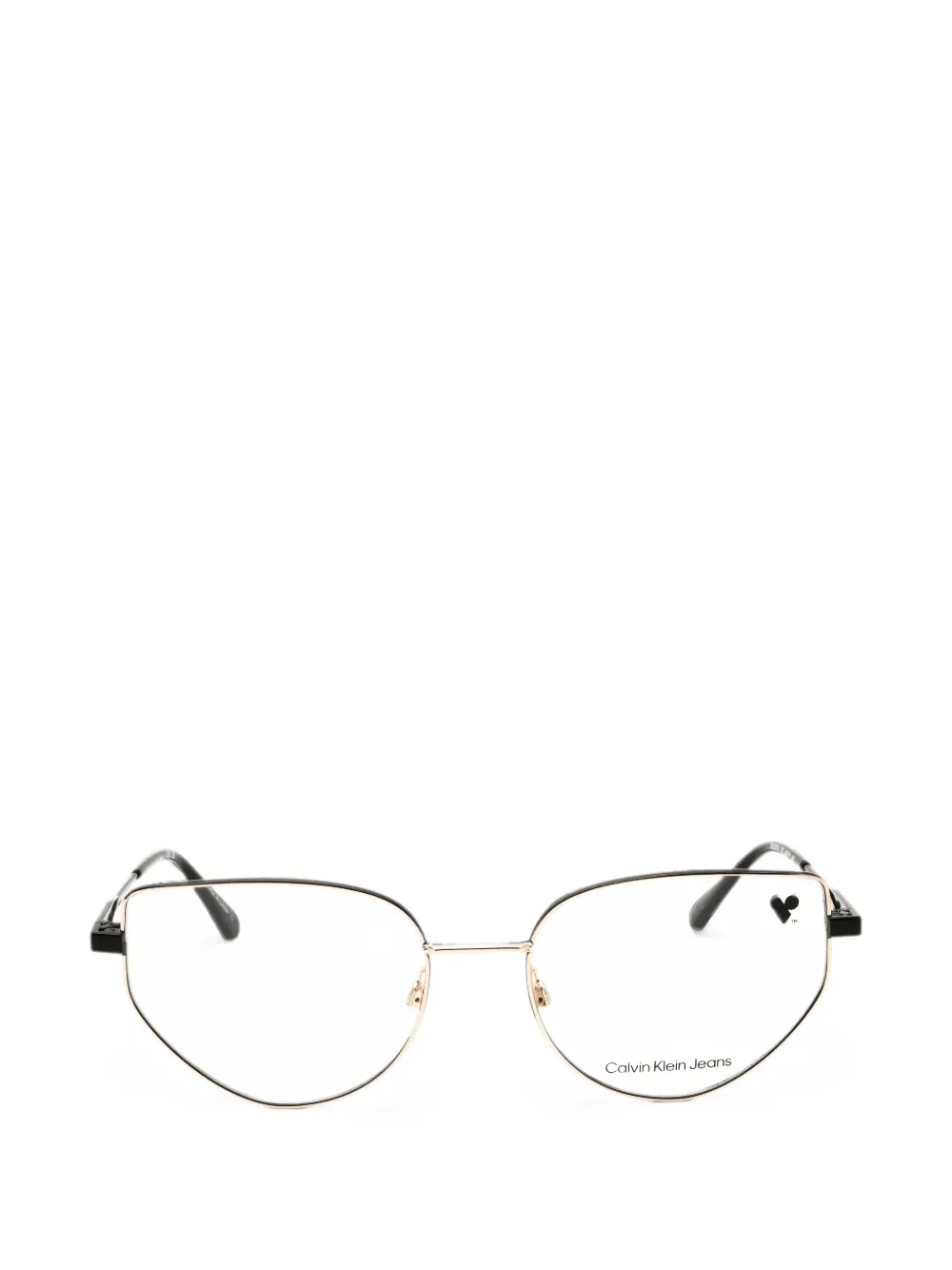 Calvin Klein Jeans cat-eye frame glasses - Nero