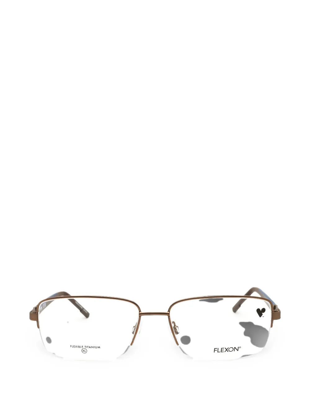 Flexon Rectangle-frame Glasses In Black