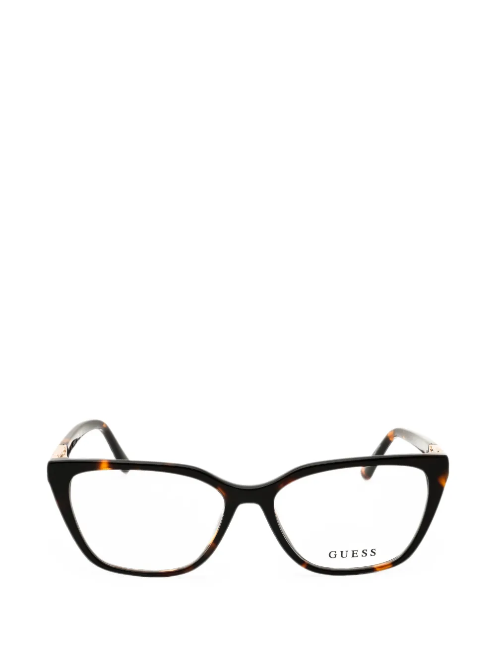 GUESS EYEWEAR tortoiseshell-effect cat-eye glasses · 53