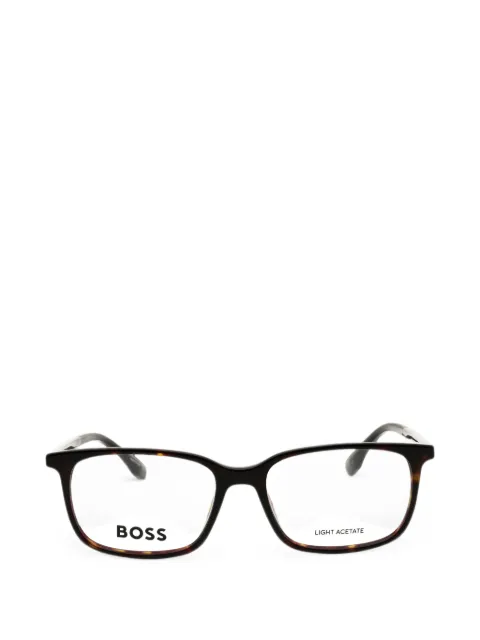 BOSS rectangle-frame glasses