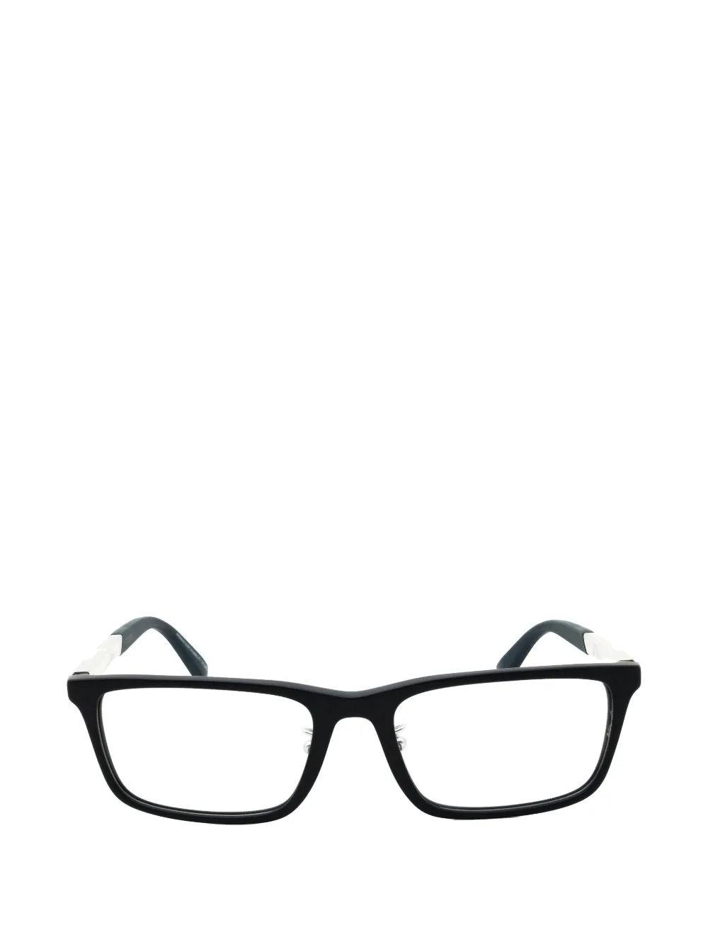 Emporio Armani rectangle-frame glasses - Nero