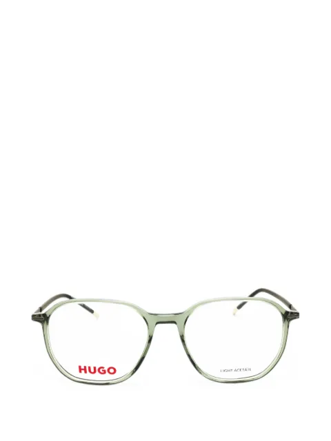 HUGO geometric-frame glasses