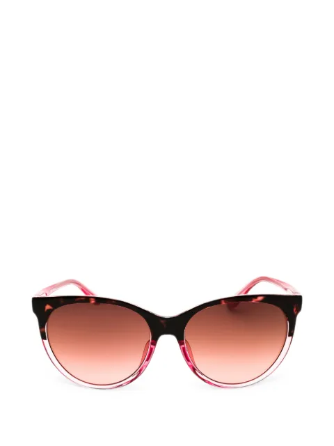GUESS USA tortoiseshell-effect round-frame sunglasses