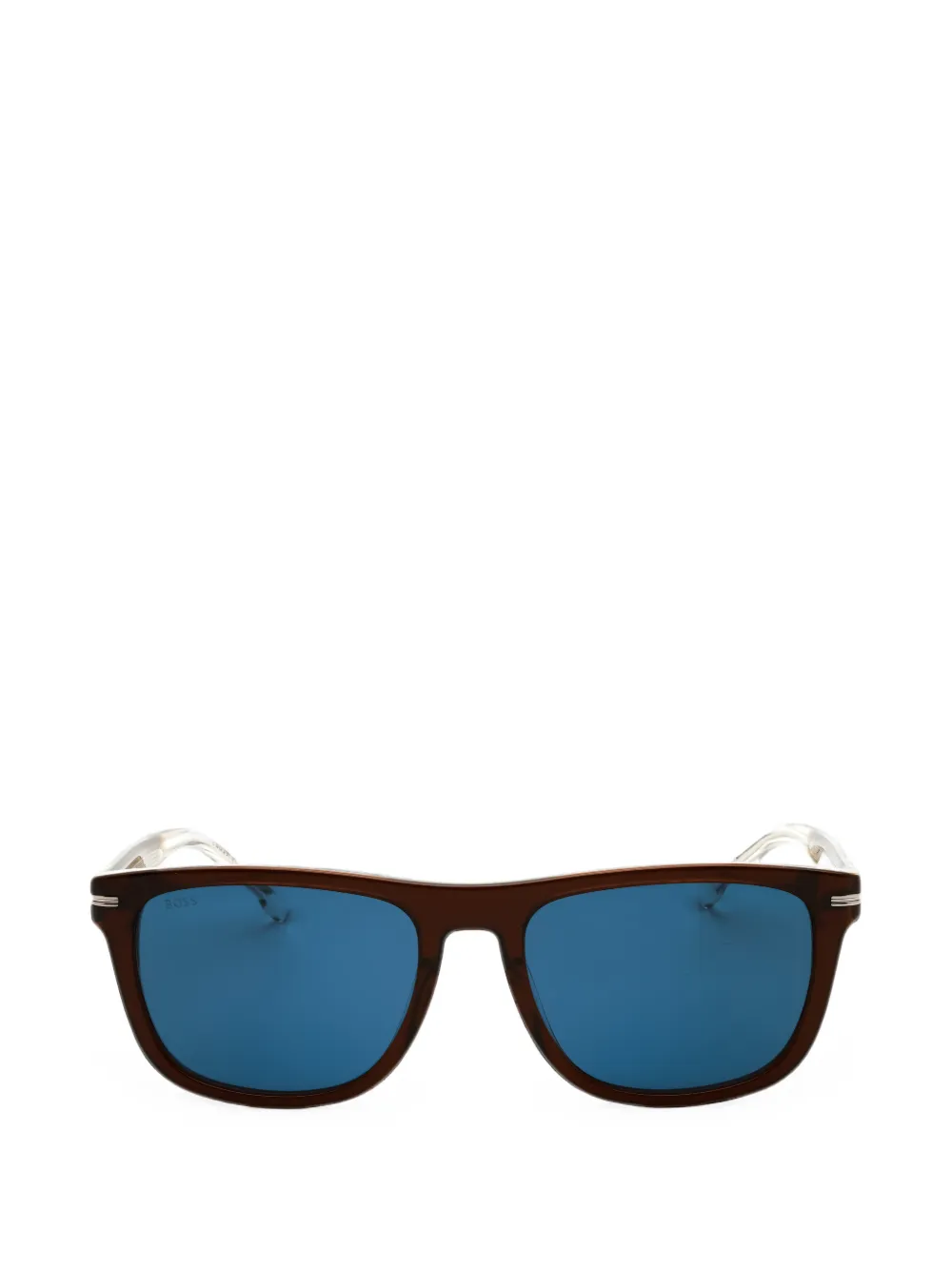 BOSS rectangle-frame sunglasses | Brown | Image 1