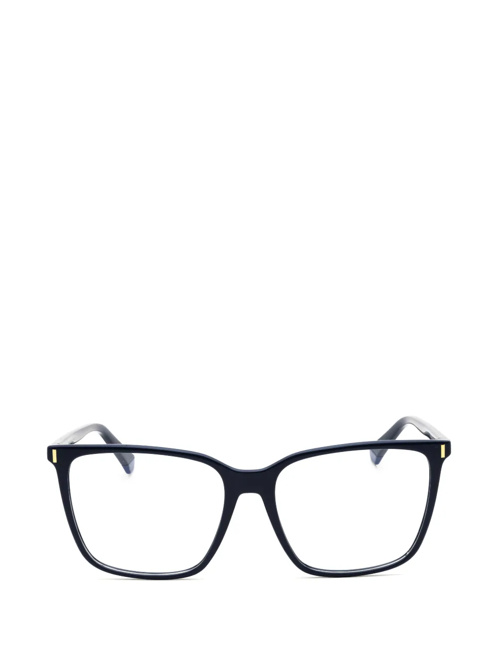 Polaroid rectangle-frame glasses