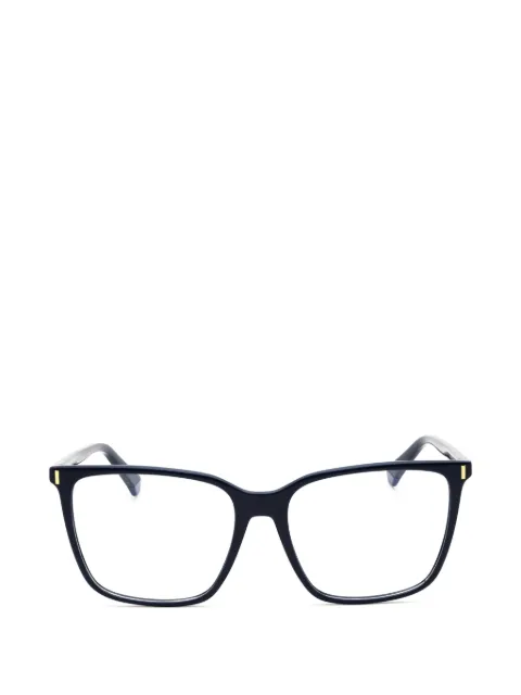 Polaroid rectangle-frame glasses