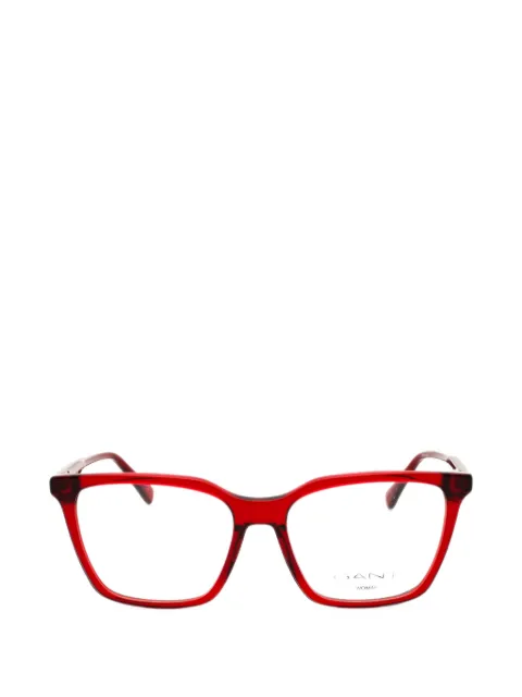 Gant rectangle-frame glasses