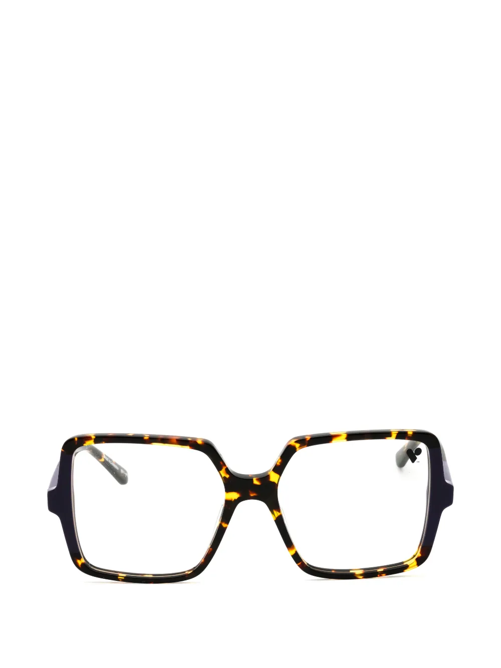 Karl Lagerfeld tortoiseshell-effect square-frame glasses · 54