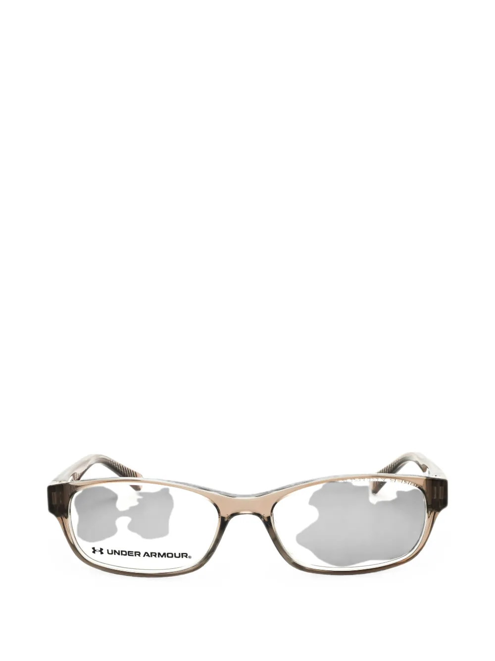 Under Armour Rectangle-frame Glasses In Neutrals