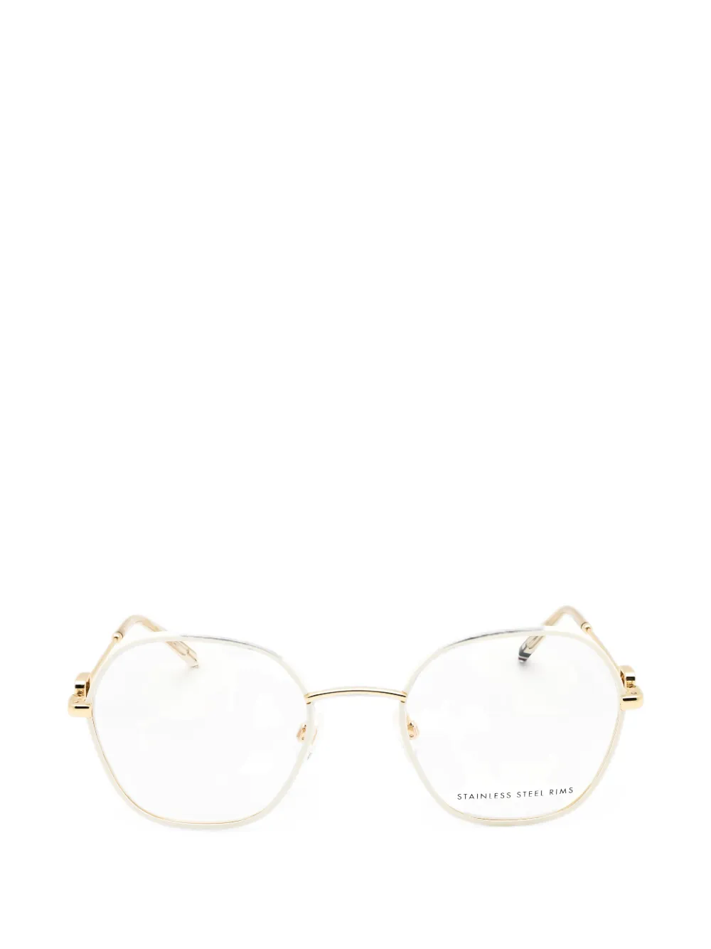 Tommy Hilfiger geometric-frame glasses - Toni neutri