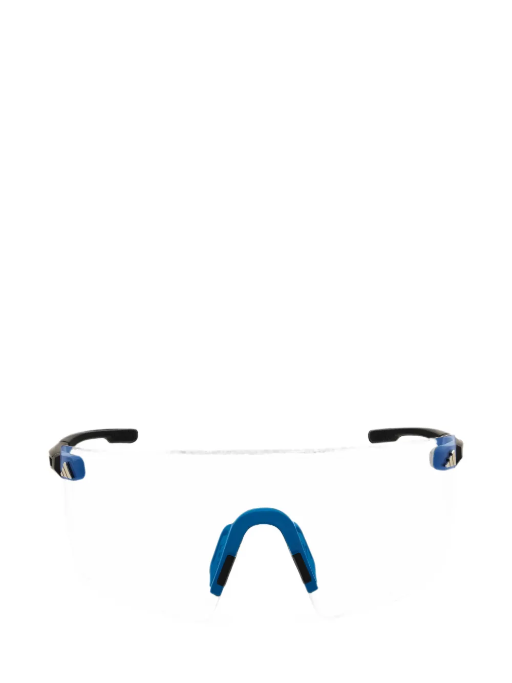 Adidas round-frame logo-print sunglasses Groen