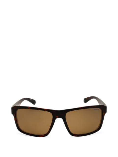 Polaroid rectangle-frame sunglasses