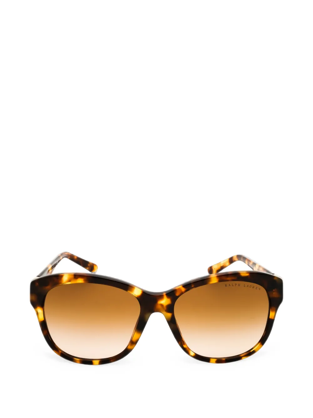 Lauren Ralph Lauren tortoiseshell-effect oval-frame sunglasses · 55