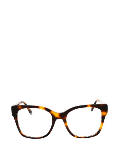 Tommy Hilfiger tortoiseshell-effect rectangle-frame glasses
