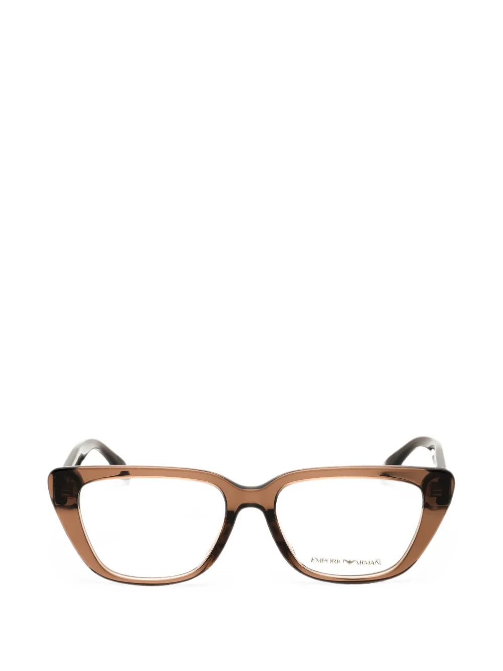 Emporio Armani cat-eye frame glasses Bruin