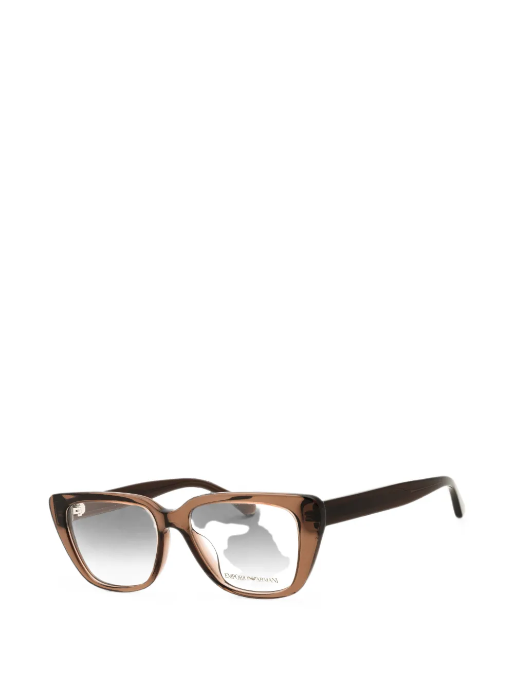Emporio Armani cat-eye frame glasses Bruin