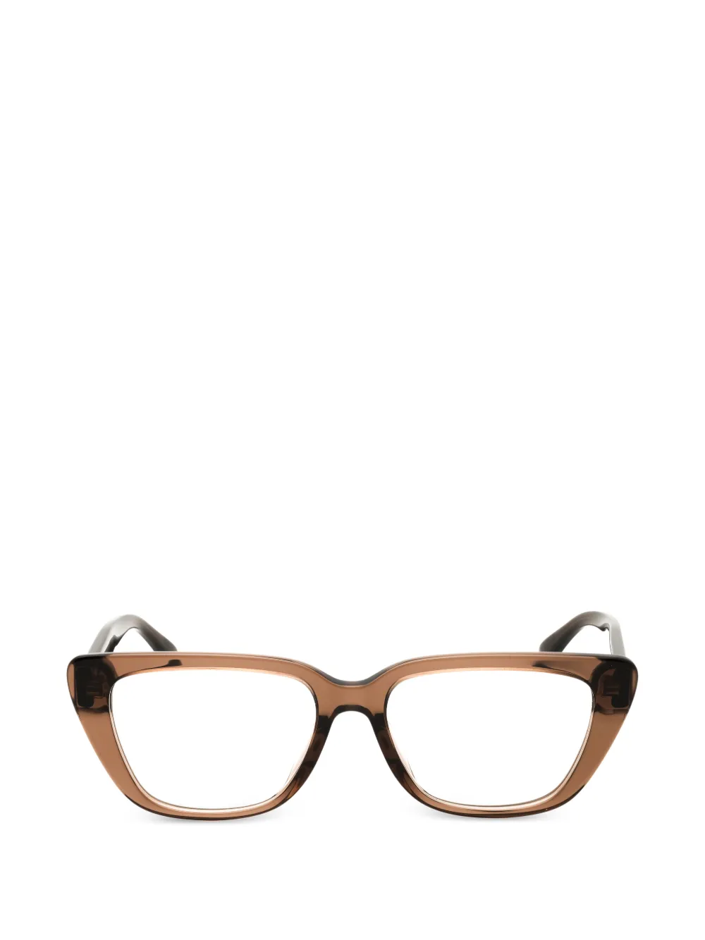 Emporio Armani cat-eye frame glasses Bruin
