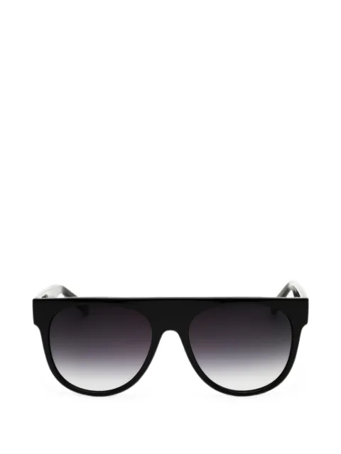 Fila logo-detail round-frame sunglasses