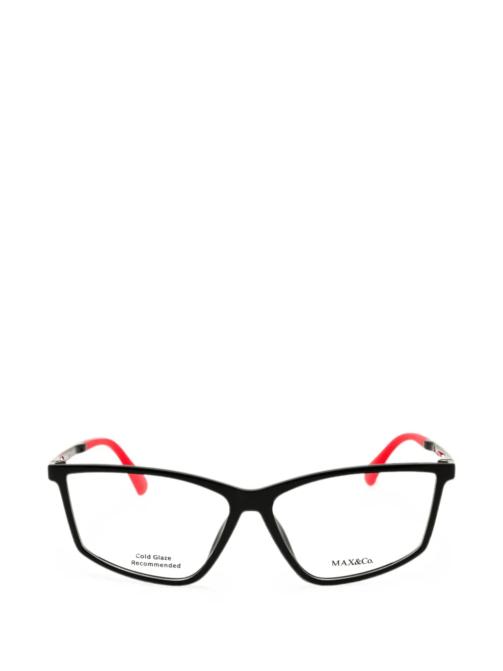 Max & Co Rectangle-frame Glasses In Black