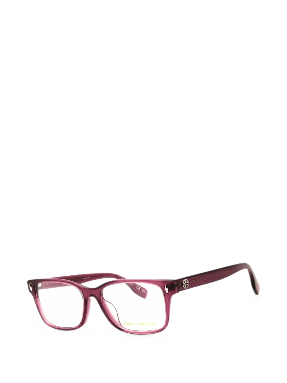 Tory Burch rectangle-frame glasses Paars