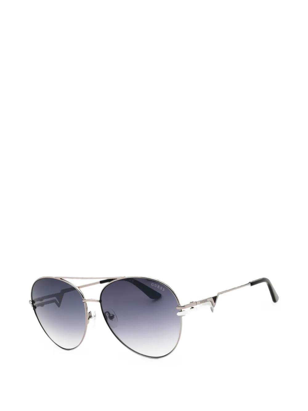 GUESS USA gradient pilot-frame sunglasses Zilver
