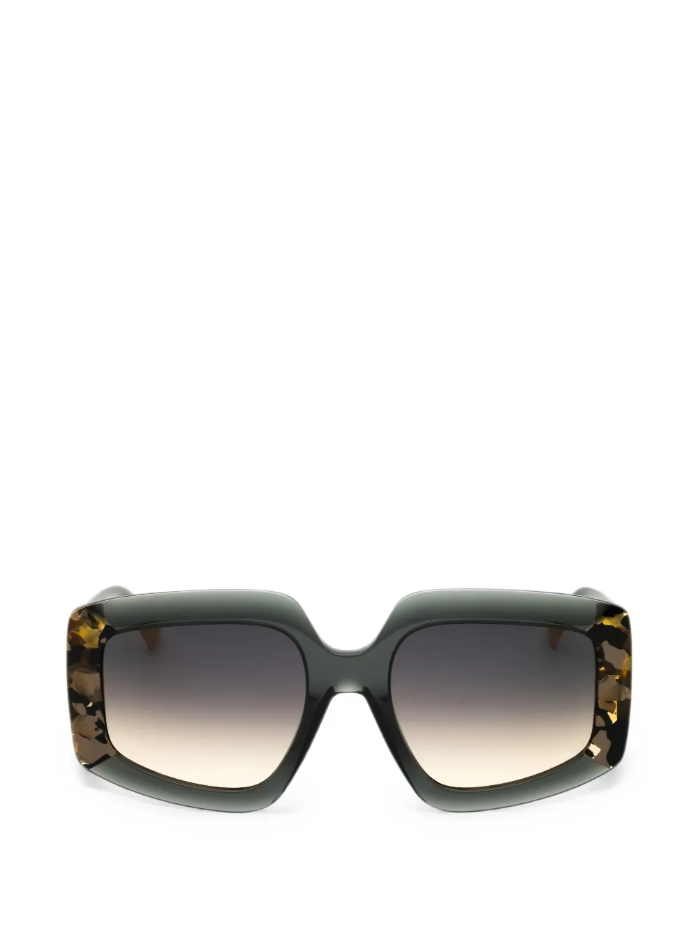 MISSONI EYEWEAR oversized square-frame sunglasses