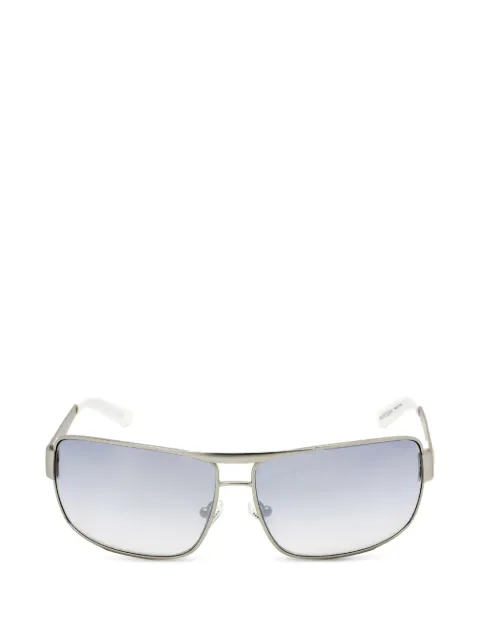 GUESS EYEWEAR rectangle-frame metal sunglasses