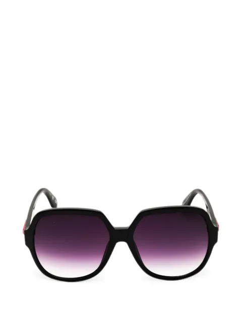 adidas oversized geometric-frame sunglasses
