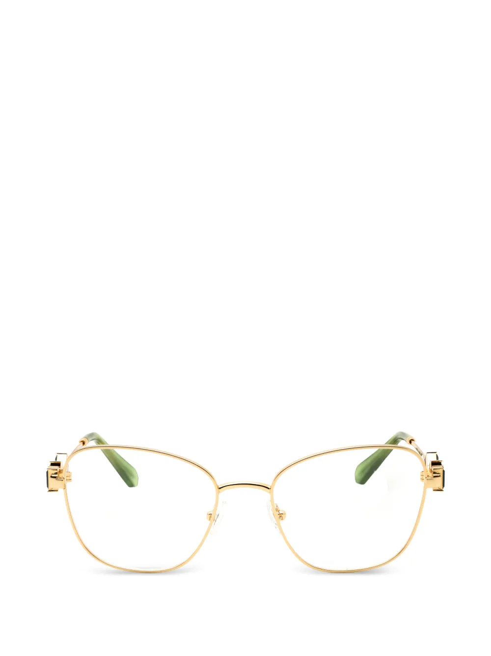 Swarovski cat-eye crystal-embellished glasses