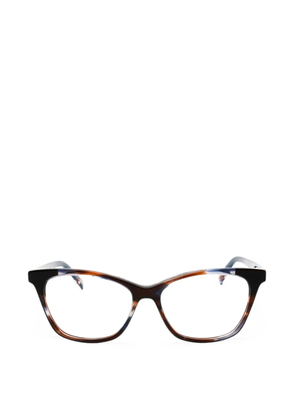 MISSONI EYEWEAR cat-eye frame glasses - Marrone