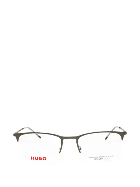 HUGO rectangle-frame glasses